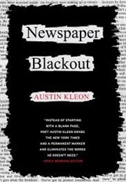 Newspaper Blackout (Austin Kleon)