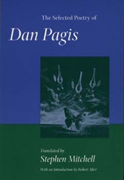 The Selected Poetry of Dan Pagis (Pagis)