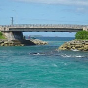 Marshall Islands: Majuro Bridge (33 Ft)