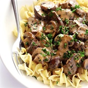 Beef Stroganoff
