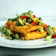 Polenta With Avocado Salsa