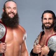Seth Rollins&Braun Strowman WWE Raw Tag Team Champions