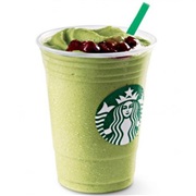 Red Bean Green Tea Frappuccino (Starbucks)