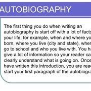 Autobiography