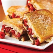 Brie, Raspberry, and Nutella Panini