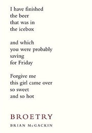 Broetry Poetry for Dudes (Brian McGackin)