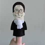 Ruth Bader Ginsberg Finger Puppet