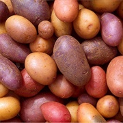 #61:  Appetizers and Snacks:  Baby Potatoes Stuffed With Roasted Bell Pepper and Walnuts