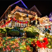 Put Christmas Lights on the House