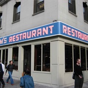 Tom's Diner in New York City, USA