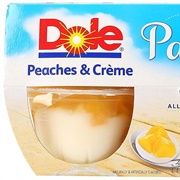 Dole Peaches and Creme Parfait