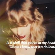 Delicate Taylor Swift