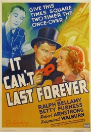 It Can't Last Forever (1937)
