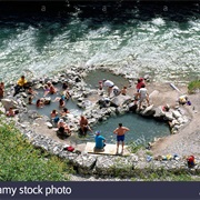 Soak in Lussier Hot Springs (BC)