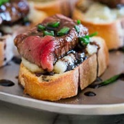 Prime Rib With Gorgonzola & Balsamic Reduction