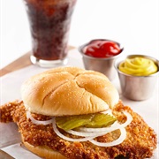 Pork Tenderloin Sandwich, 3 C's, Corning, Iowa