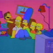 Nelson Muntz Pulls Couch Back