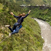 Bungee Jump in Baños De Agua Santa