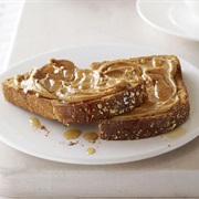 Toast With Peanut Butter