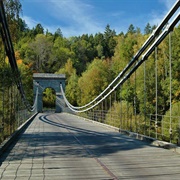 Stádlec Suspension Bridge
