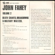 John Fahey - Volume II: Death Chants, Breakdowns and Military Waltzes