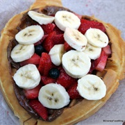 Nutella Waffle Sandwich