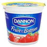 Dannon Fruit on the Bottom Strawberry Yogurt