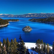 Fannette Island, Emerald Bay, Lake Tahoe, CA, USA