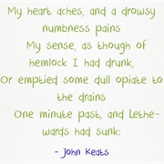 "Ode to a Nightingale" by John Keats