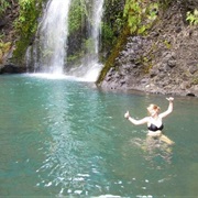 Swim Under a Waterfall