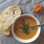 Lentil Apricot and Chilli Soup