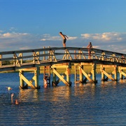 Wellfleet Boardwalk, Cape Cod, MA