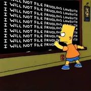 Filing Frivolous Lawsuits