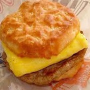 Sausage Biscuit With Egg