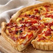 Cheese and Tomato Quiche