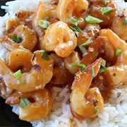 Shrimp With Szechuan Sauce