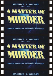 A Matter of Murder (1949)