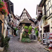 Visit Eguisheim, Alsace.