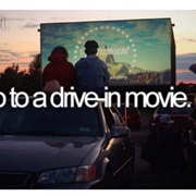 Go to a Drive-In Movie