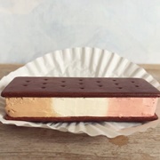 Neapolitan Ice Cream Sandwich