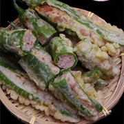 Stuffed Peppers 고추튀김