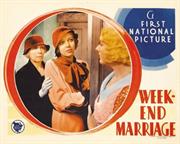 Weekend Marriage 1932