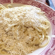 Spaghetti With Browned Butter and Mizithra Cheese