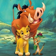 Simba, Timon and Pumbaa