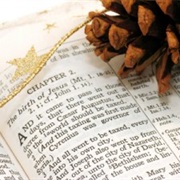 Read of Christ's Birth in Bible