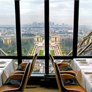 Dine at Le Jules Verne.