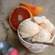 Grapefruit Ice Cream
