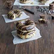 Stuffed Peanut Butter Cup Donuts