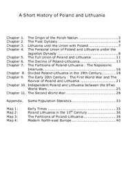 A Short History of Poland and Lithuania (Stanford)