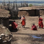 Visited a Massai Village in Kenya